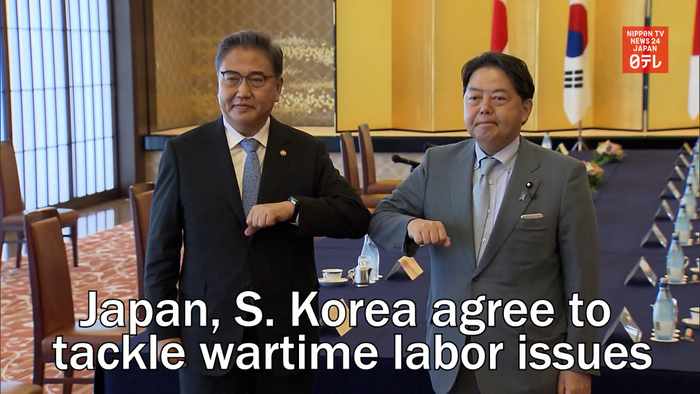 Japan, S. Korea agree to tackle wartime labor issues