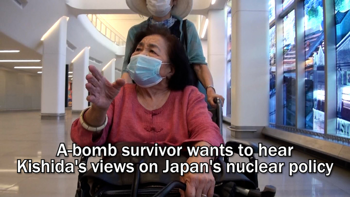 A-bomb survivor wants to hear Kishida's views on Japan's nuclear policy