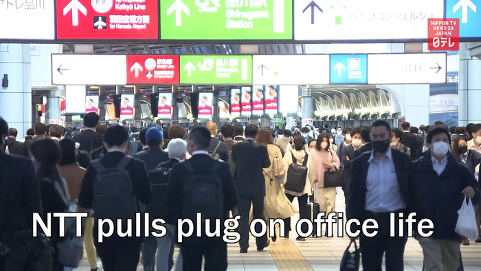 NTT pulls plug on office life 