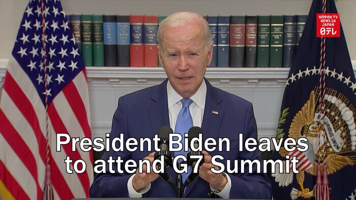 President Biden leaves for Japan to attend G7 Hiroshima Summit 