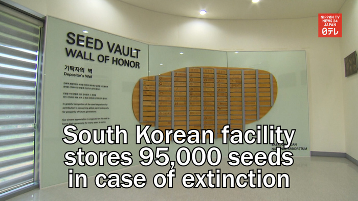 South Korean facility stores 95,000 seeds in case of extinction
