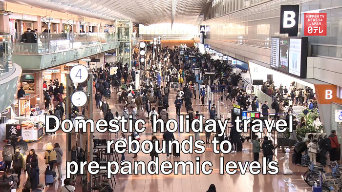 Japan's domestic holiday travel rebounds to pre-pandemic levels