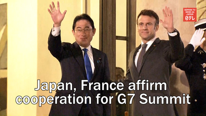 Japan, France affirm cooperation for Hiroshima G7 Summit