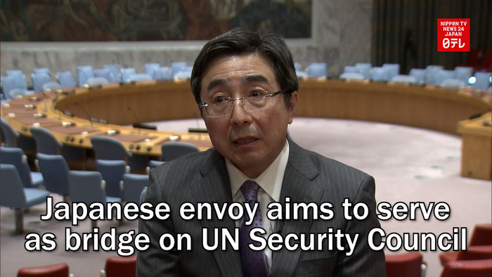 Japanese envoy aims to serve as bridge on UN Security Council