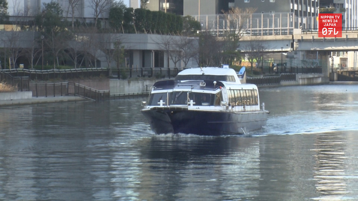 Boat commuting in Tokyo