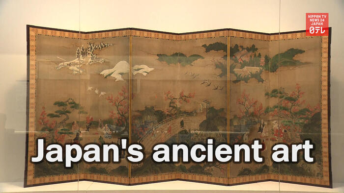 Japan's ancient art exhibit in Tokyo