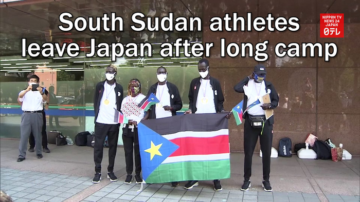 South Sudan athletes leave Japan after 21-month training camp