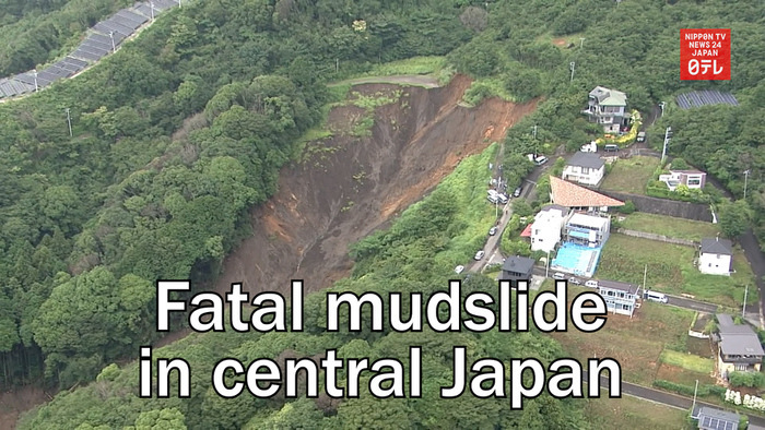 Mudslide in central Japan kills at least 4