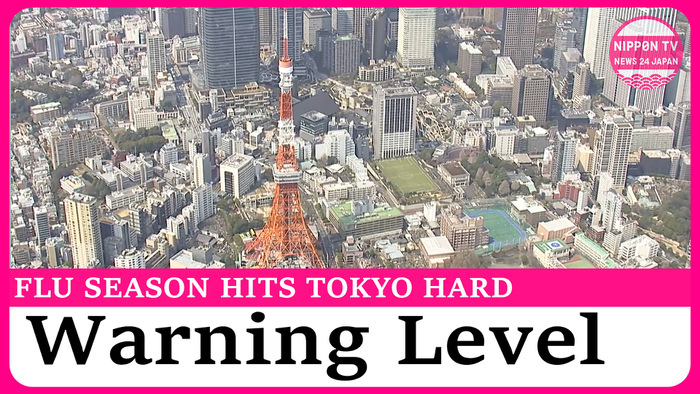Flu patients in Tokyo exceed warning level for third straight week