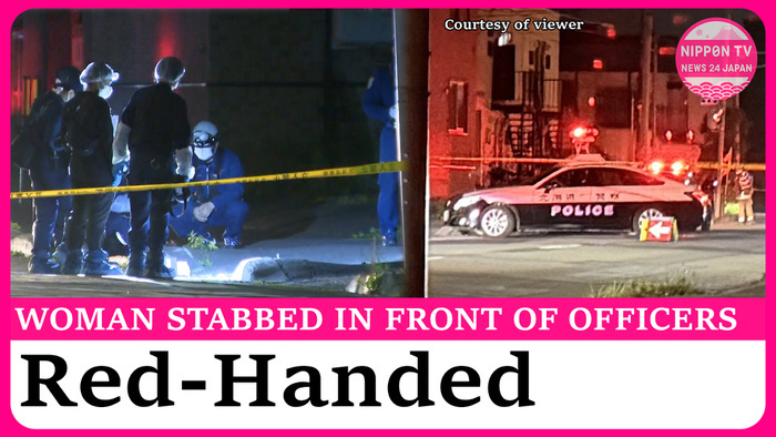 Man allegedly stabs woman in front of responding police in Hokkaido