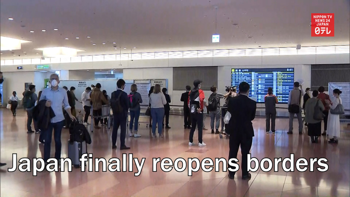 Japan finally reopens borders