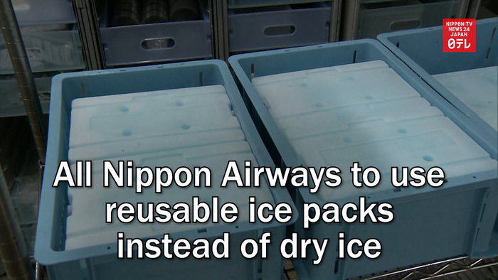All Nippon Airways to use reusable ice packs instead of dry ice