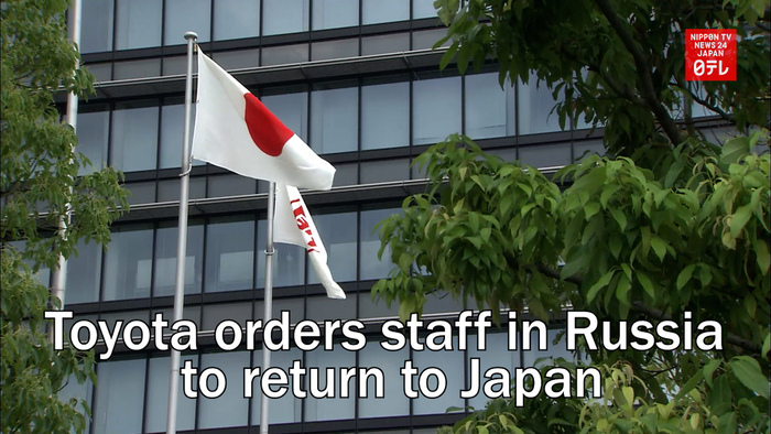 Toyota orders staff in Russia to return to Japan