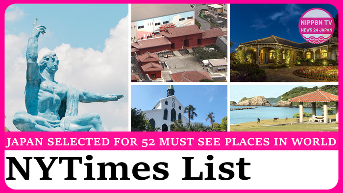 Nagasaki and Okinawa make NYTimes list of places to go for 2026