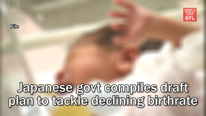 Japanese govt compiles draft plan to tackle declining birthrate