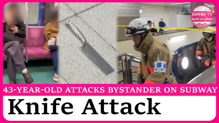 Knife attack on Tokyo subway platform, 2 injured