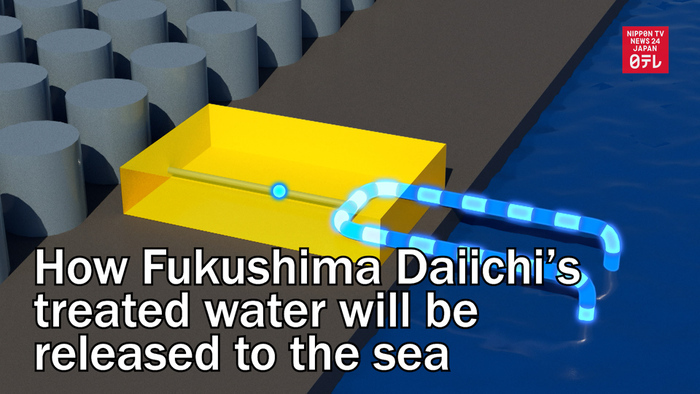 TEPCO explains method of releasing Fukushima Daiichi's treated water to sea