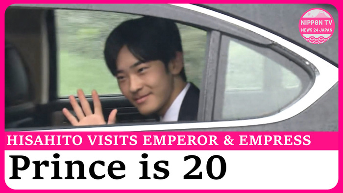 Prince Hisahito marks 20th birthday with visit to Emperor and Empress