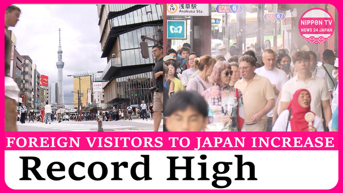 Foreign tourists and foreign workers on the rise in Japan 