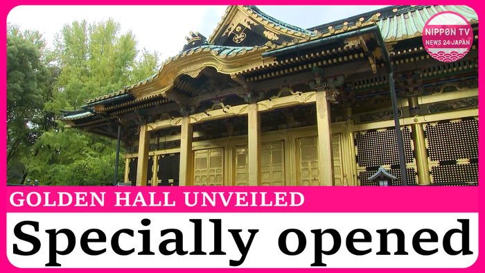 Ueno Toshogu Shrine specially opened to public