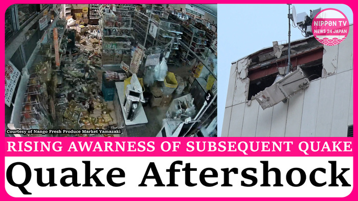 People remain on alert following the earthquake that struck northern Japan.