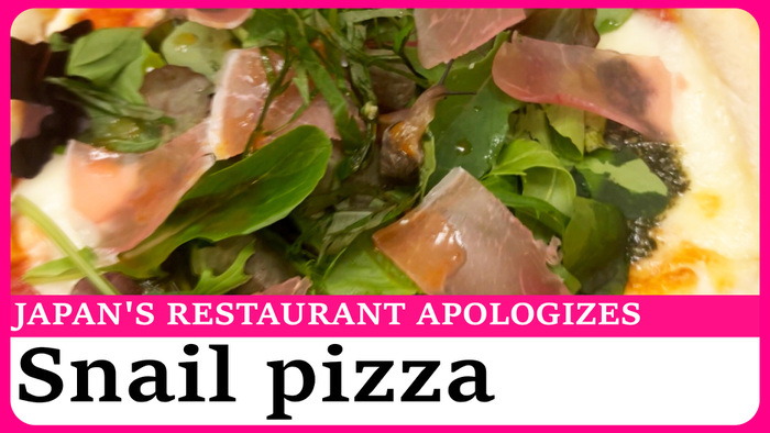 Restaurant apologizes after customer finds snail in pizza