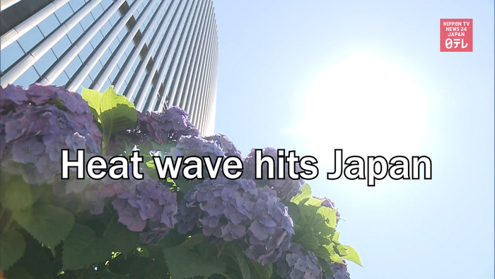 Heat wave hits Japan 