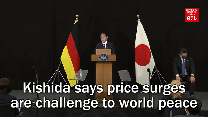 Kishida says price surges are challenge to world peace