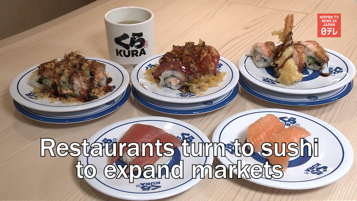 Japanese restaurants turn to sushi to expand their markets