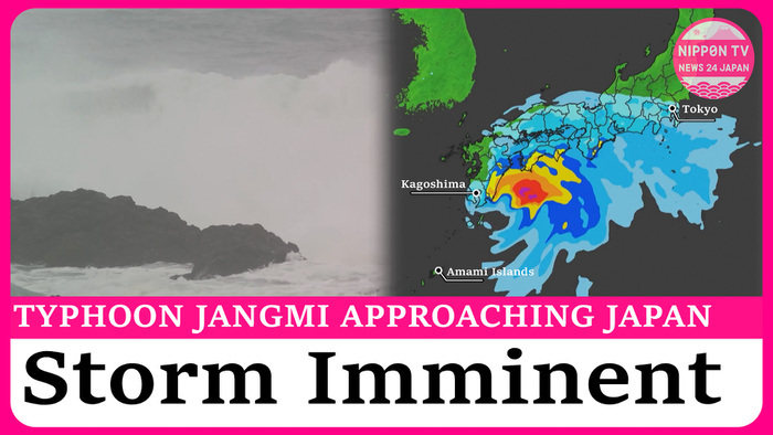 Typhoon Jangmi to bring severe weather to Japan, causing transportation disruptions