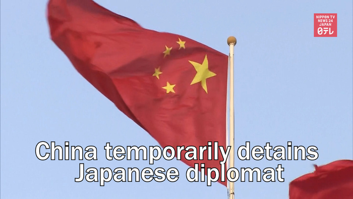 China temporarily detains Japanese diplomat