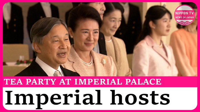 Japan Emperor, Empress host tea party for recipients of culture awards