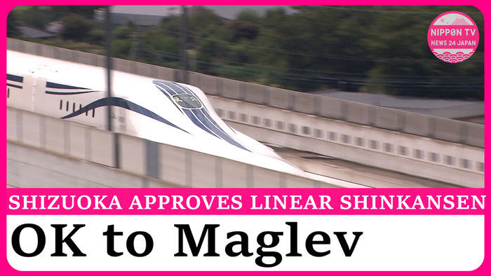 Shizuoka approves construction of stalled ultra-speed maglev train project