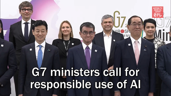 G7 ministers call for responsible use of AI