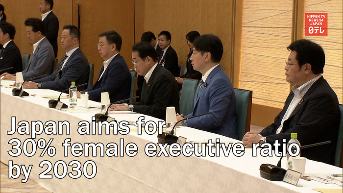 Japan aims for 30% female company executive ratio by 2030 