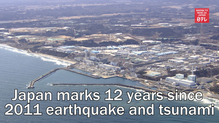 Japan marks 12 years since 2011 earthquake and tsunami