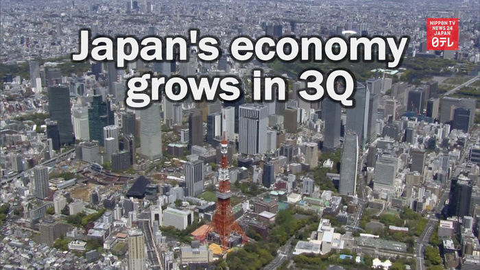 Japan's economy grows in July-September quarter