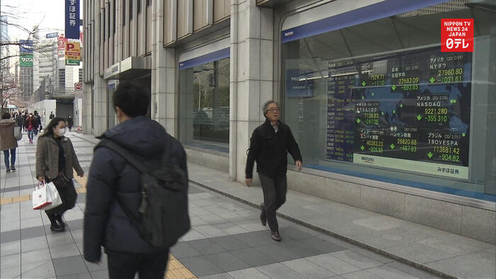 CORONAVIRUS: Tokyo stocks plunge
