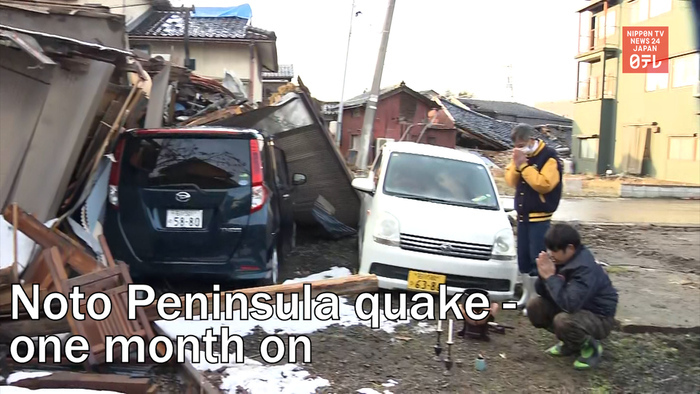 Noto Peninsula quake, one month on 