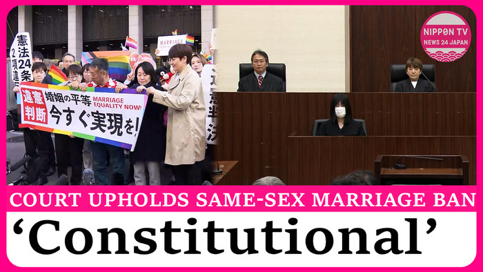 Court rules Japan's ban on same-sex marriage is constitutional