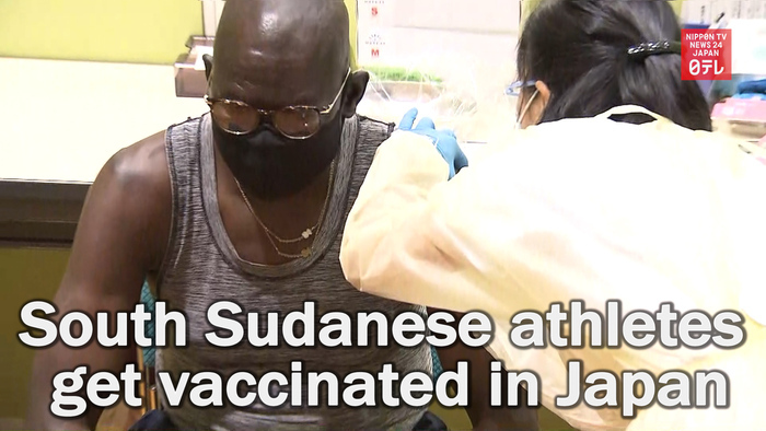 South Sudanese athletes get vaccinated in Japan
