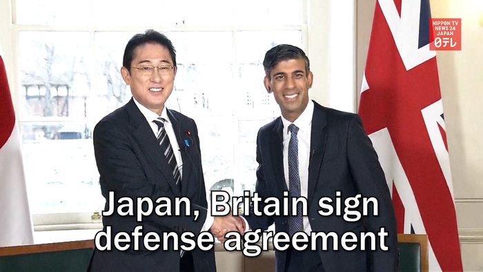 Japan and Britain sign defense agreement