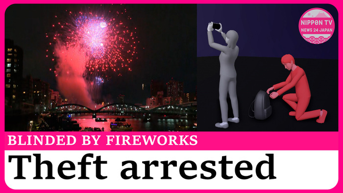 Fireworks festival theft arrested for allegedly stealing backpack while crowd watched the sky