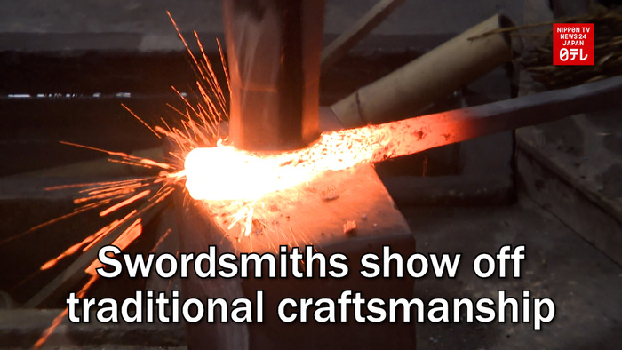 Swordsmiths show off traditional craftsmanship