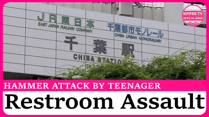 Teen nabbed over hitting 2 women with hammer in Chiba Station restroom