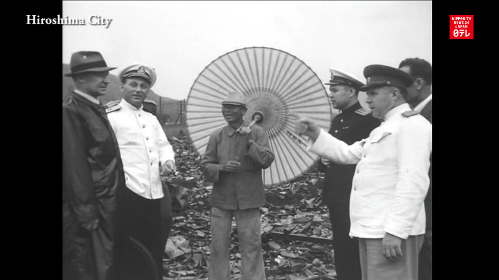 Hiroshima unveils footage of bombed sites