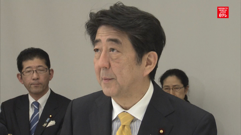 Prime Minister Abe's website crashed