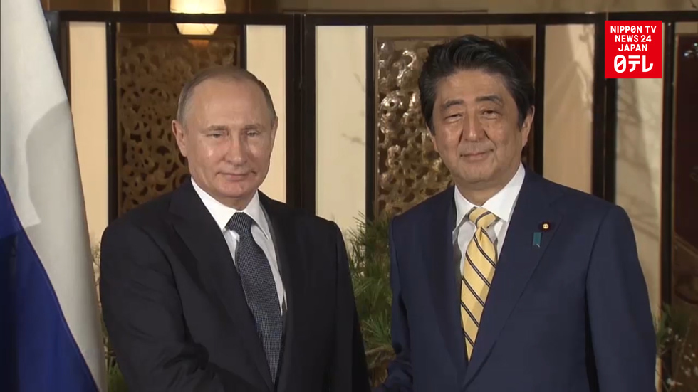 Prime Minister Abe and President Putin meet in Abe's hometown