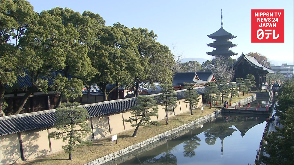 Christmas shopping in a temple?
