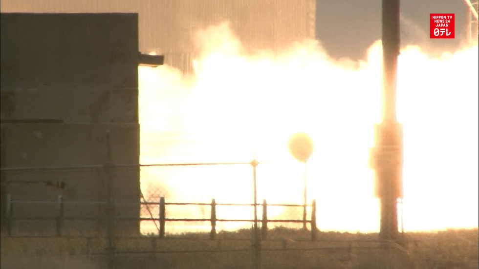 JAXA tests M-35 rocket engine